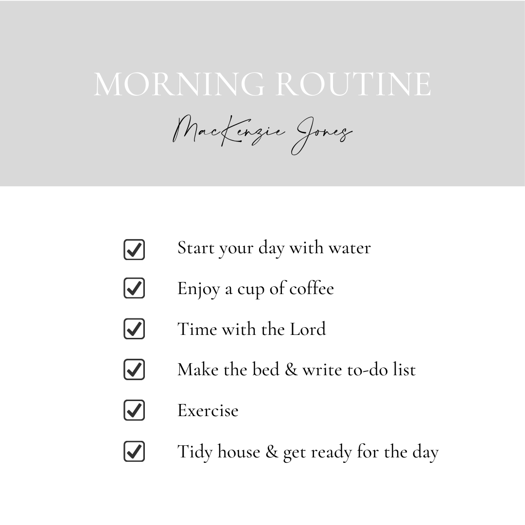 My Summer Morning Routine During the Week - MacKenzie Jones