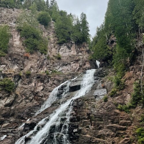 Caribou Falls State Wayside Hike in Silver Bay, MN