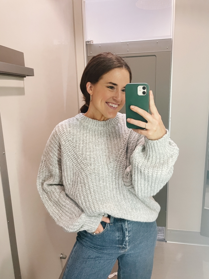 Cozy Fall Gray Sweater from Target