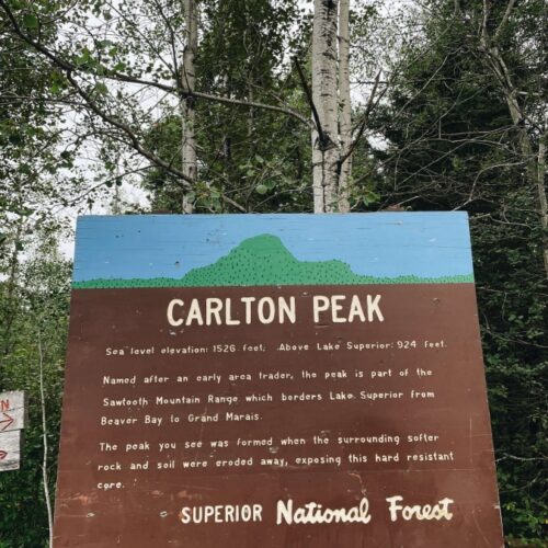 Carlton Peak Hike in Tofte, MN